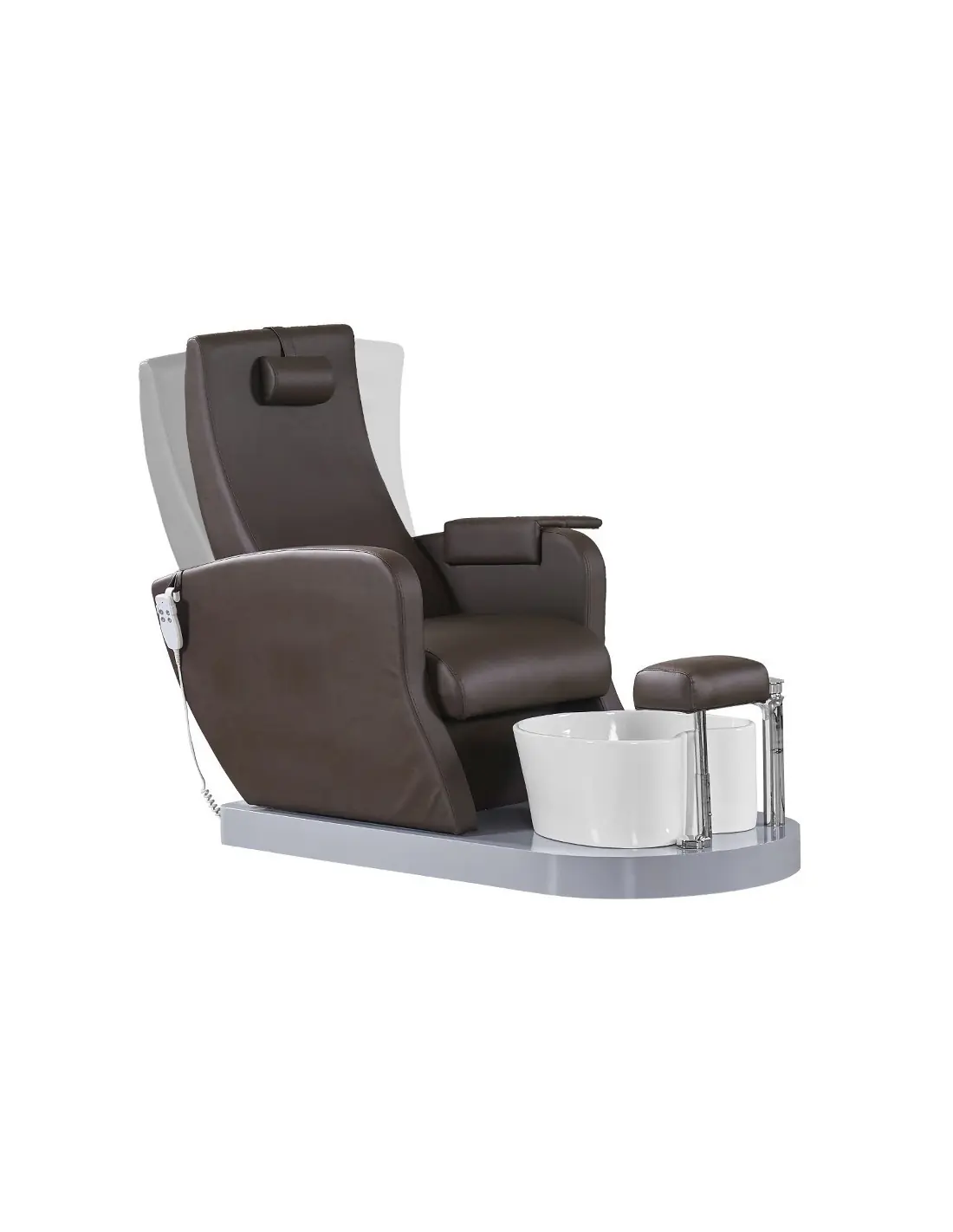 Fauteuil Pédicure Spa Massant 127546 Fauteuil spa pour pédicure marron