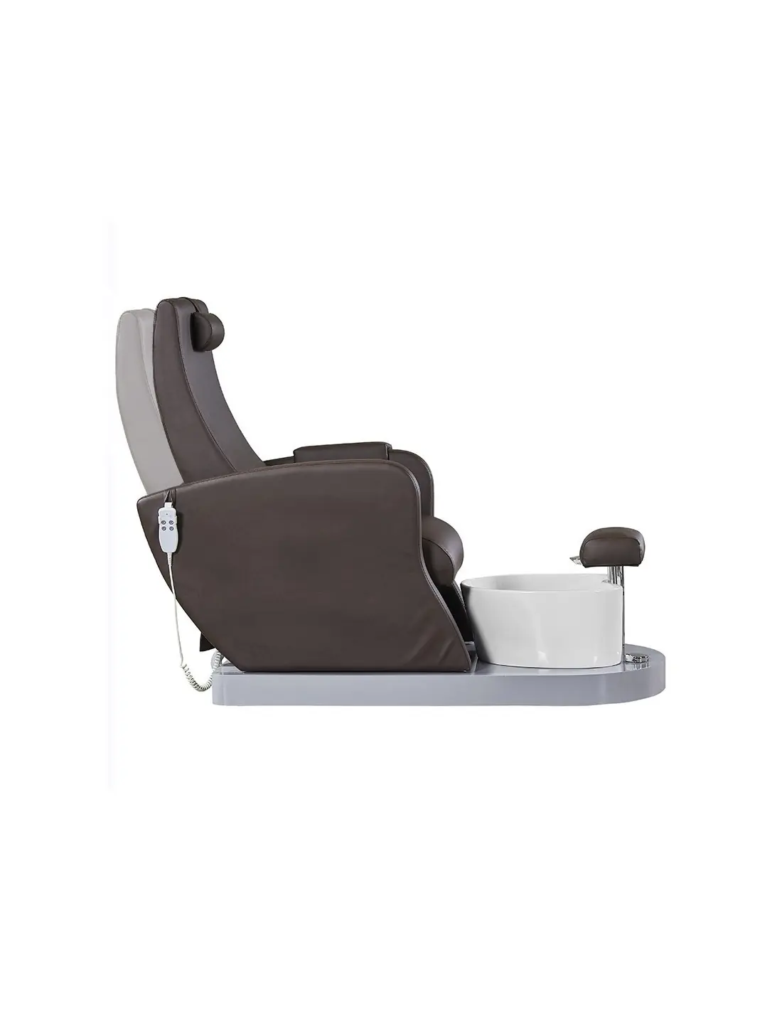 Fauteuil Pédicure Spa Massant 127546 Fauteuil spa pour pédicure marron