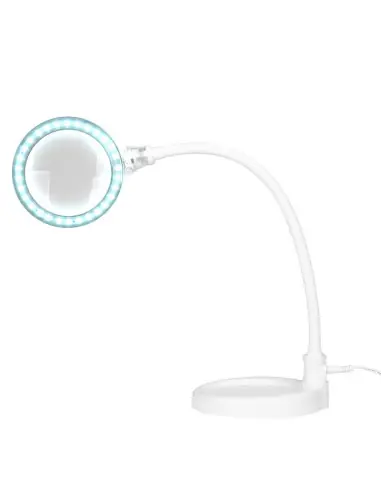 Lupa elegante elegante lamp 30 led smd 5d with base and clip for desk