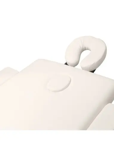 Table de Massage 130790 TABLE DE MASSAGE PLIANTE CONFORT ALUMINIUM 3 SEGMENTS CRÈME