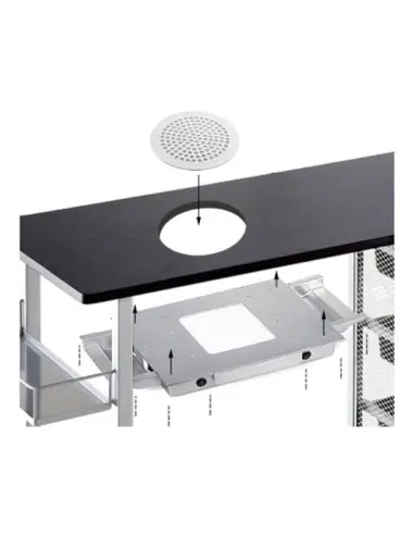Aspirateur manucure 130993 FILTRE À POUSSIÈRE MOMO PROFESIONAL J02 BLANC