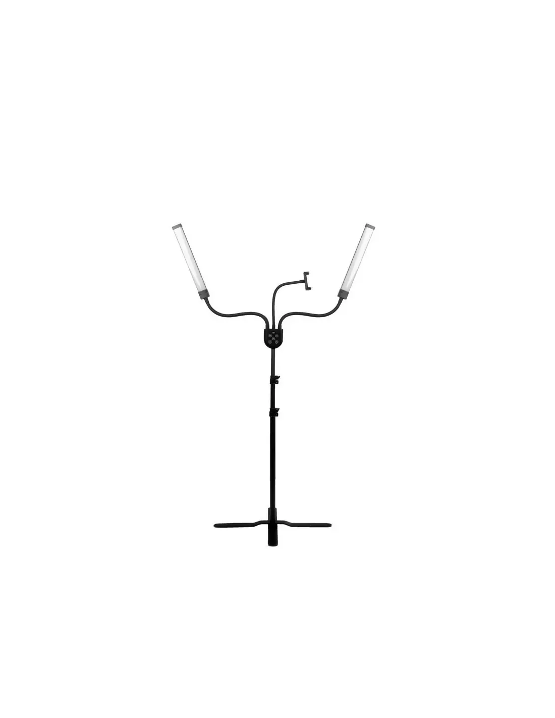 Ring Light professionnelle 126603 LAMPE LED RING LIGHT MAQUILLAGE ET CILS POLLUKS IV TYPE MSP-MJ-02 NOIR AVEC TÉLÉCOMMANDE