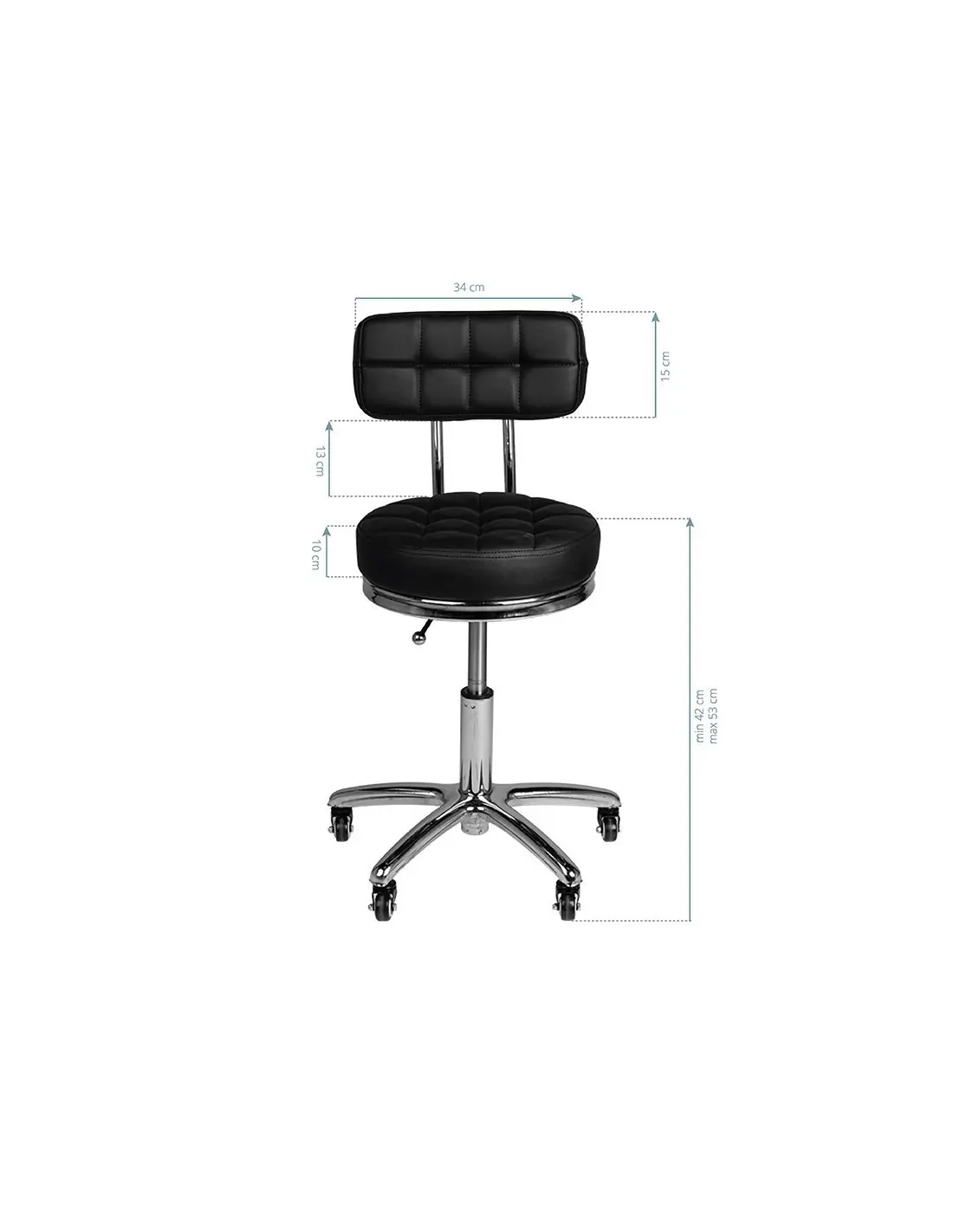 Associate Article 131987 TABORET KOSMETYCZNY AM-877 CZARNY