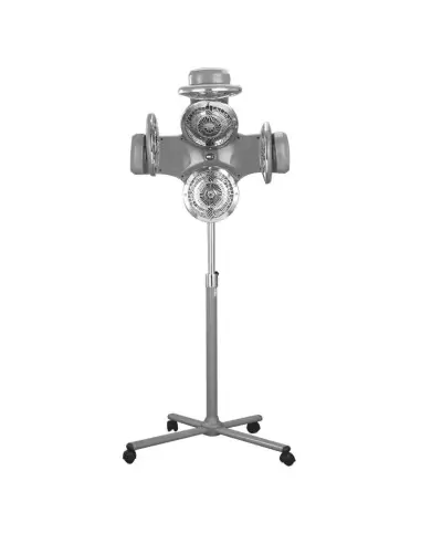 Climazon helmet on stand, grey infrared quartz hairdressing helmet