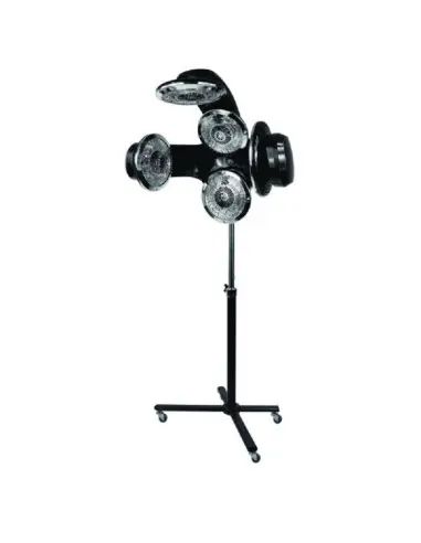 Climazon helmet on stand, black infrared quartz hairdressing helmet