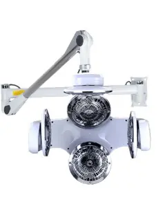 Casque climazon murale infra quartz sur bras blanc