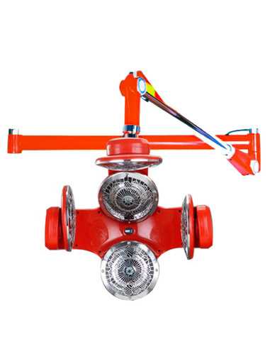 Casque climazon murale infra quartz sur bras rouge 