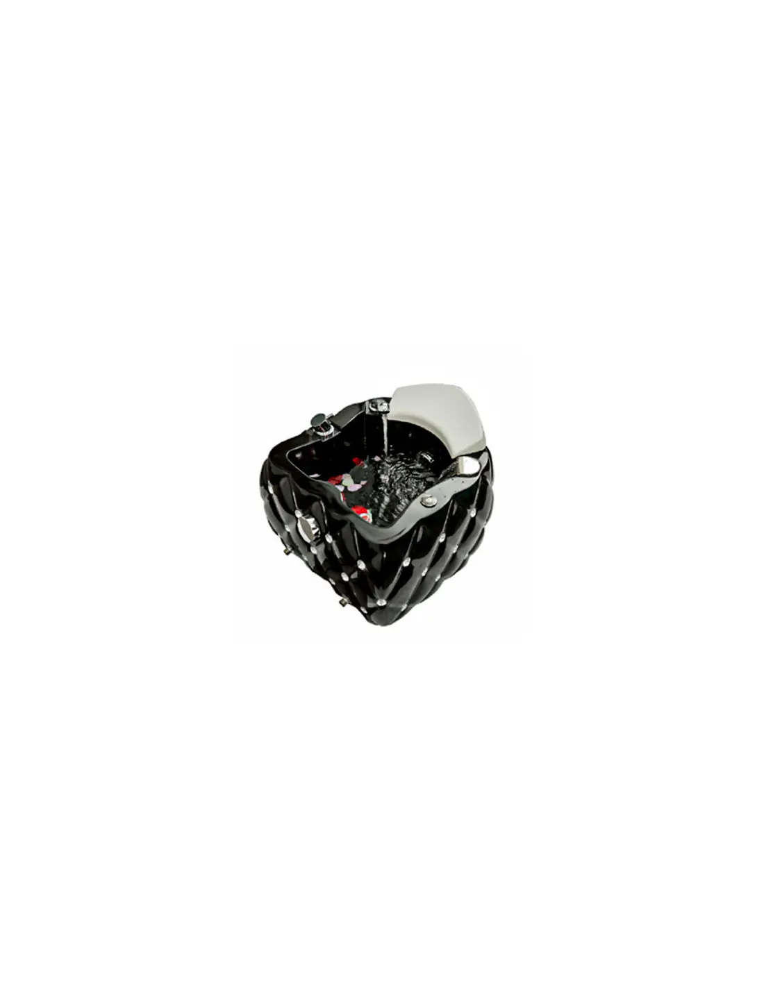 Fauteuil Pédicure Spa Massant 0036988 Bassine Bain Pieds Pédicure Noir Spa Diam
