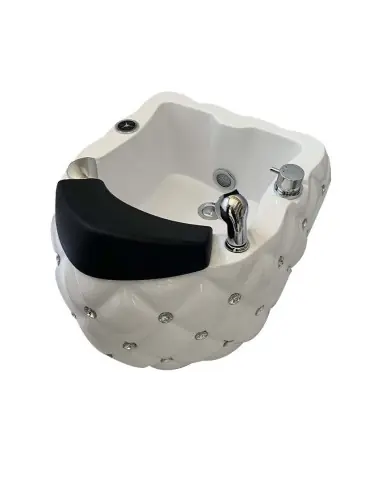 Fauteuil Pédicure Spa Massant 0036986 Baignoire Pieds Pédicure Spa Blanc Diam
