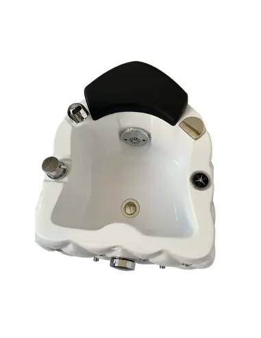 Fauteuil Pédicure Spa Massant 0036986 Baignoire Pieds Pédicure Spa Blanc Diam