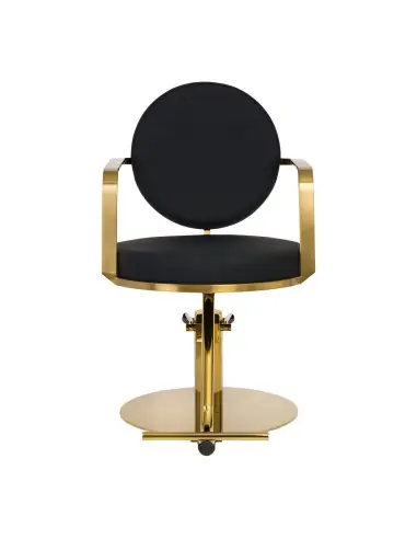 Arras black and gold hairdressing chair {attributes}