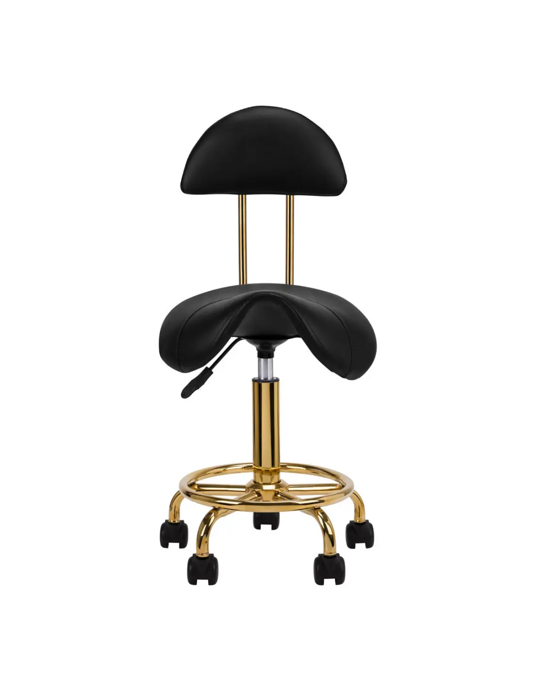 TABORET KOSMETYCZNY 6001G ZŁOTO CZARNY 