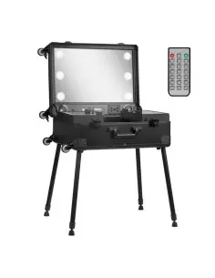 Stations de maquillage portable avec haut-parleurs led usb