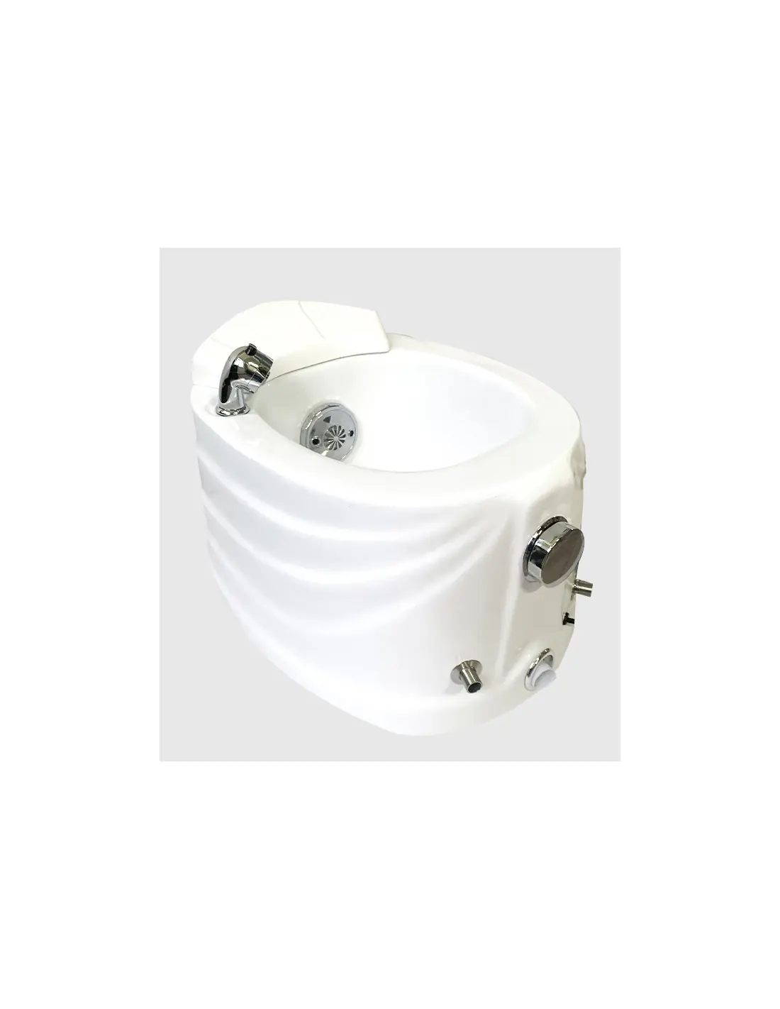 Bassine bain pieds pédicure 00997 Bassine de pédicure Bains pieds spa venis blanc