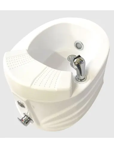 Bassine bain pieds pédicure 00997 Bassine de pédicure Bains pieds spa venis blanc