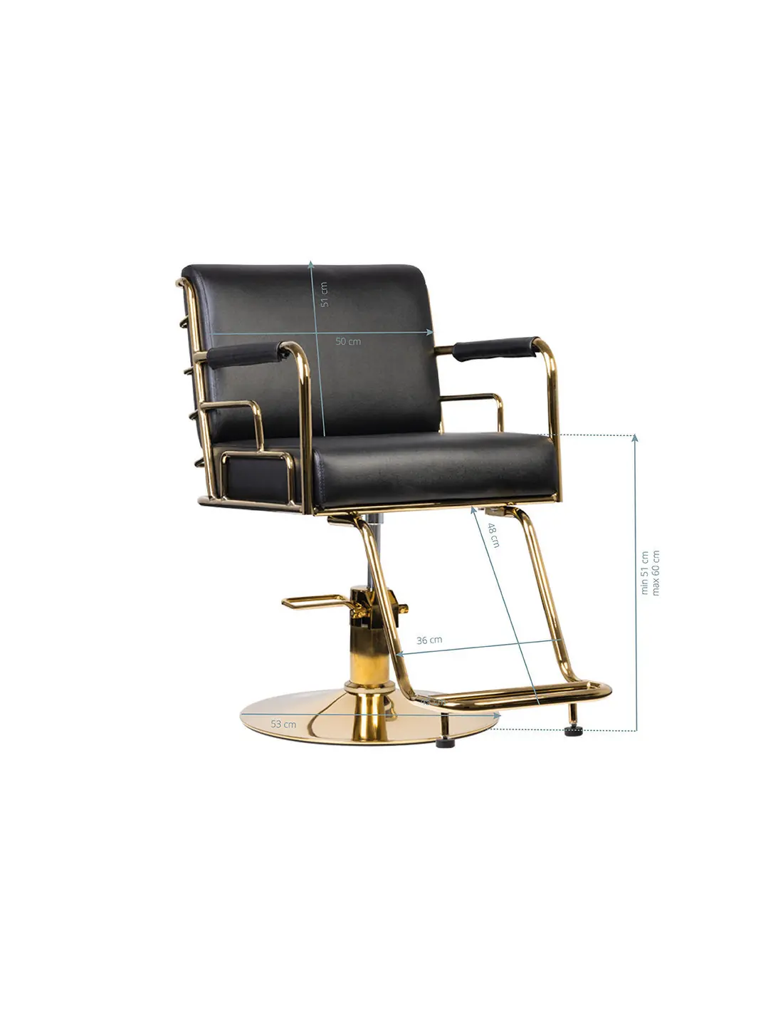 SILLÓN STYLING PRATO ORO - NEGRO 