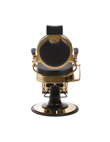 Poltrona da barbiere vintage da uomo Florence ORO NERO 
