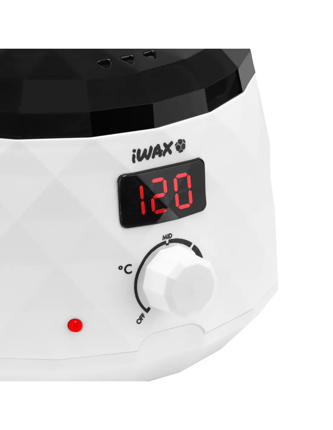 Aquecedor de Cera Branco IWAX Diamond Tech 400ml 100W vz