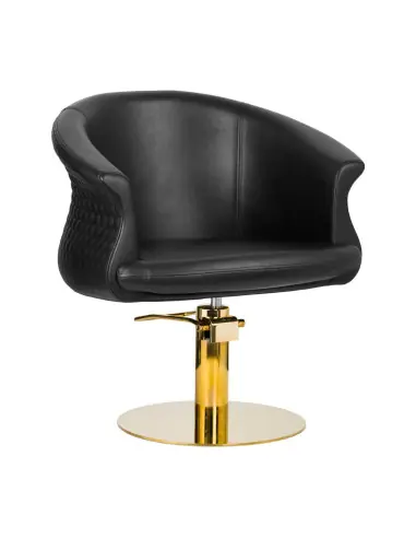 Versal gold black hairdressing chair {attributes}