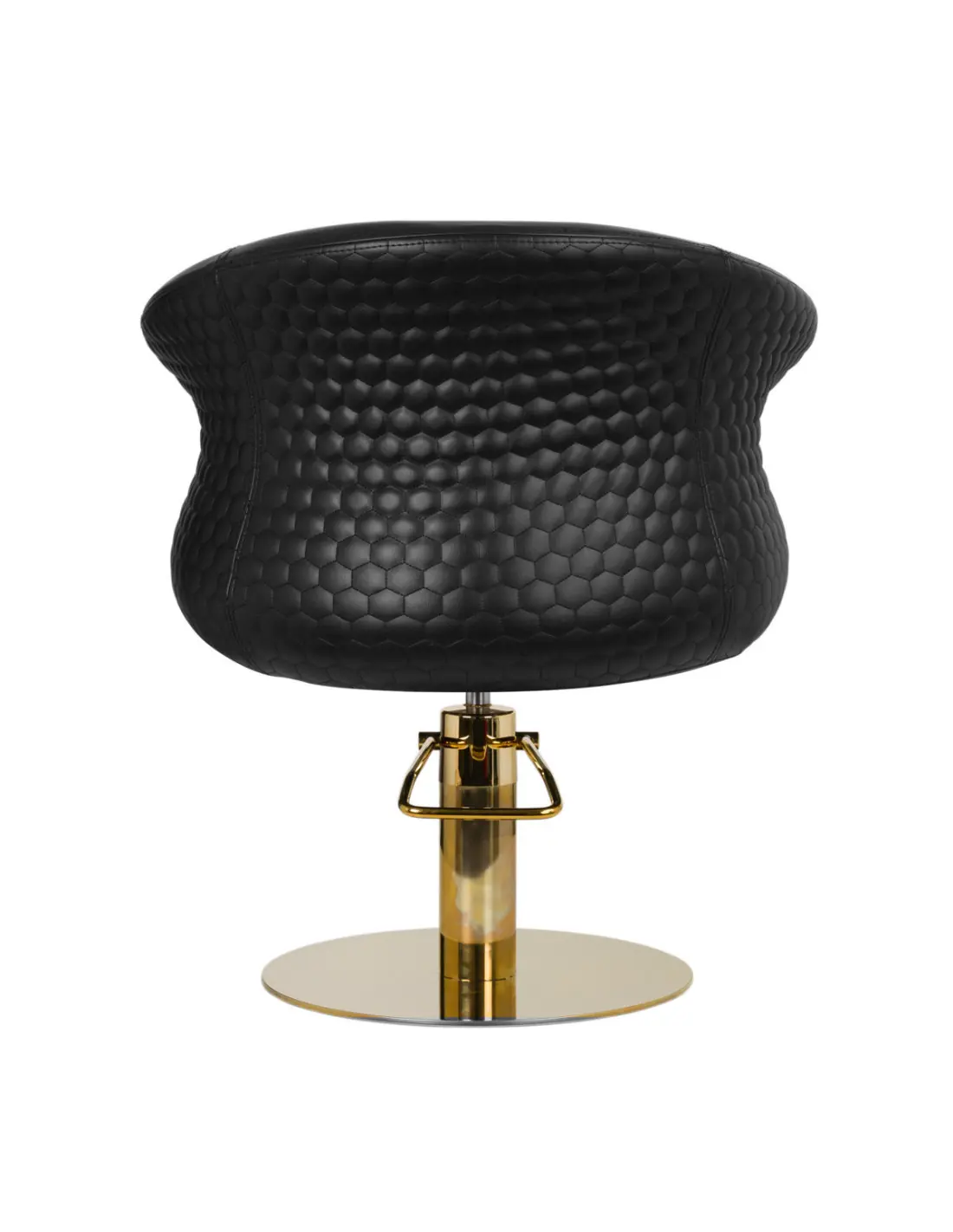 SILLA DE PELUQUERÍA GABBIANO VERSAL ORO NEGRO 
