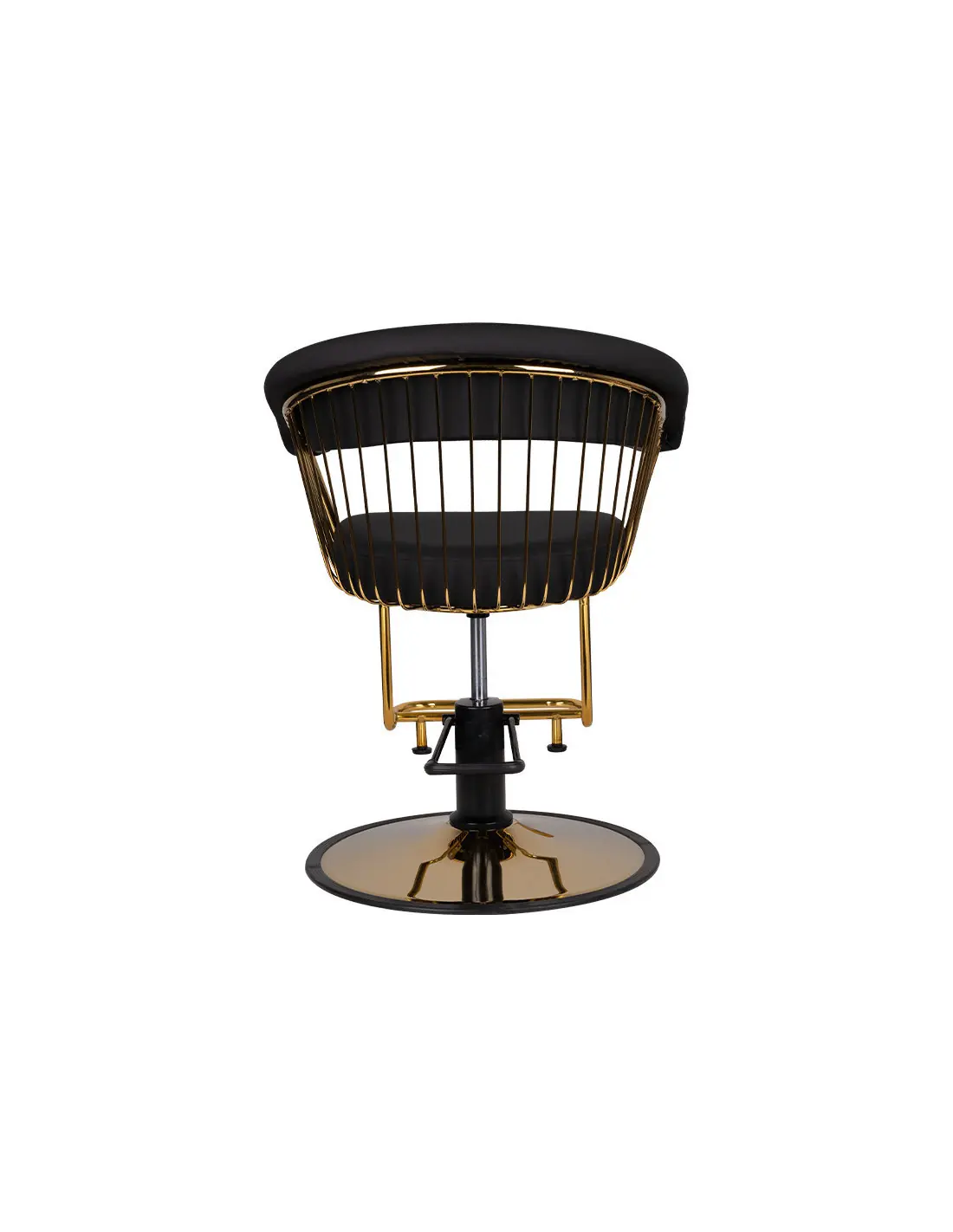 Sillón de peluquero Gabbiano Lille oro negro 