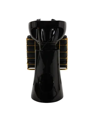 Lavado de cabello dorado y negro de Prato