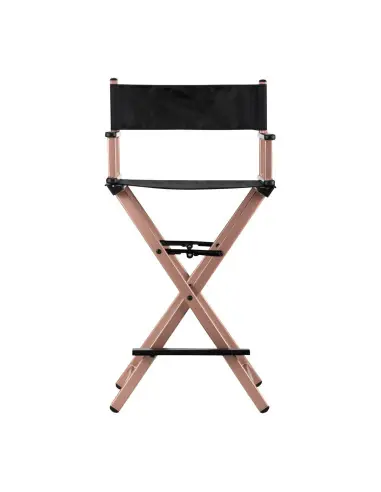 Rose gold aluminum makeup chair