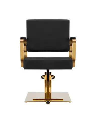 Sillón de peluquería Gabbiano Avila dorado-negro 