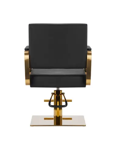 Sillón de peluquería Gabbiano Avila dorado-negro 