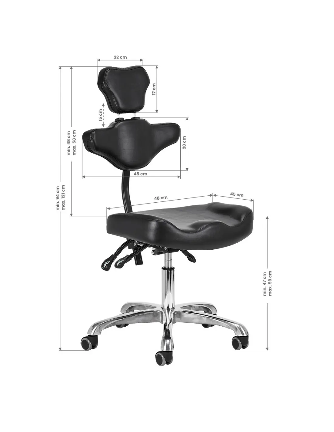 Chaise de tatouage PRO-INK 973