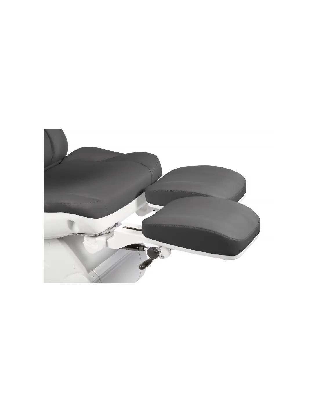fauteuil de podologie électrique BLANC GRIS FONCÉ 3 Moteurs