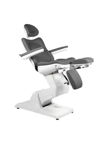 elektrische podotherapiestoel WIT DONKERGRIJS 3 Motoren
