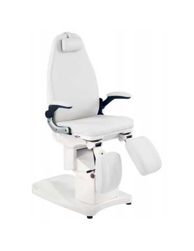 Fauteuil de pédicure électrique blanc 3 moteurs deneb