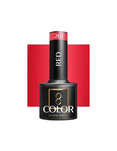 OCHO NAILS Red Hybrid Nail Polish 201 -5g