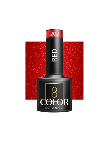 OCHO NAILS Red Hybrid Nail Polish 202 -5g