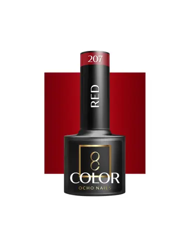 OCHO NAILS Vernis à ongles hybride rouge 207 -5 g