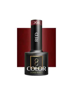 OCHO NAILS Hybride nagellak rood 208 -5 g