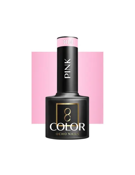 OCHO NAILS Lakier hybrydowy pink 304 -5 g 