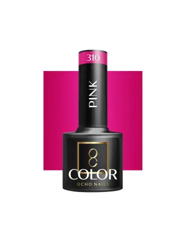 OCHO NAILS Verniz híbrido para unhas rosa 310 - 5 g