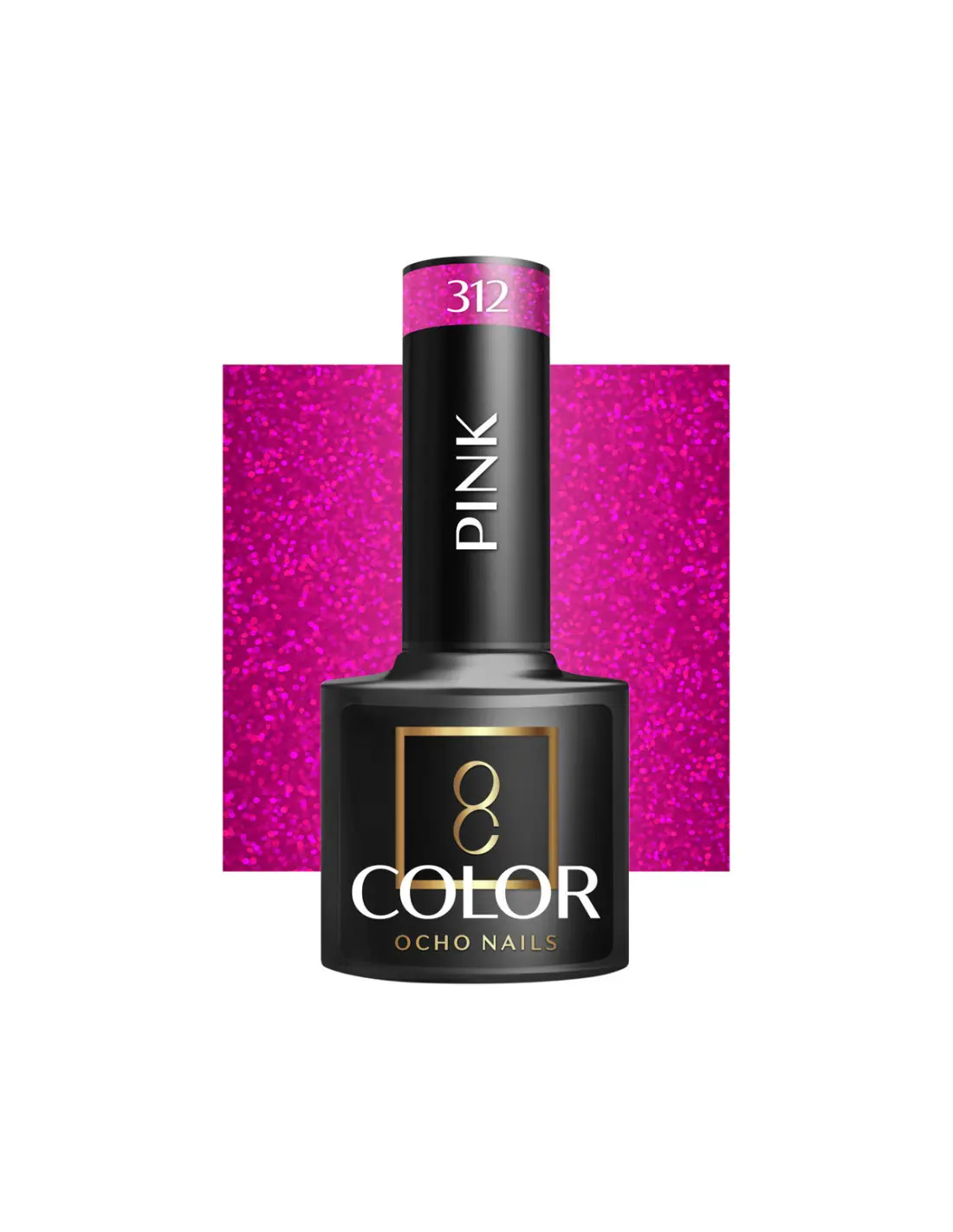 OCHO NAILS Vernis à ongles hybride rose 312 -5 g