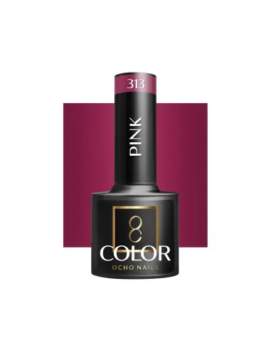 OCHO NAILS Verniz híbrido para unhas rosa 313 - 5 g
