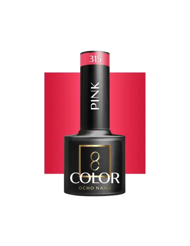 OCHO NAILS Verniz híbrido para unhas rosa 315 - 5 g
