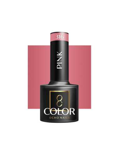 OCHO NAILS Vernis à ongles hybride rose 316 -5 g