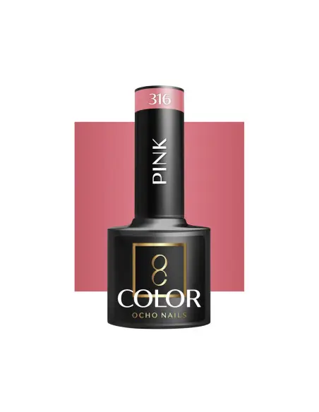 OCHO NAILS Hybride nagellak roze 316 -5 gr
