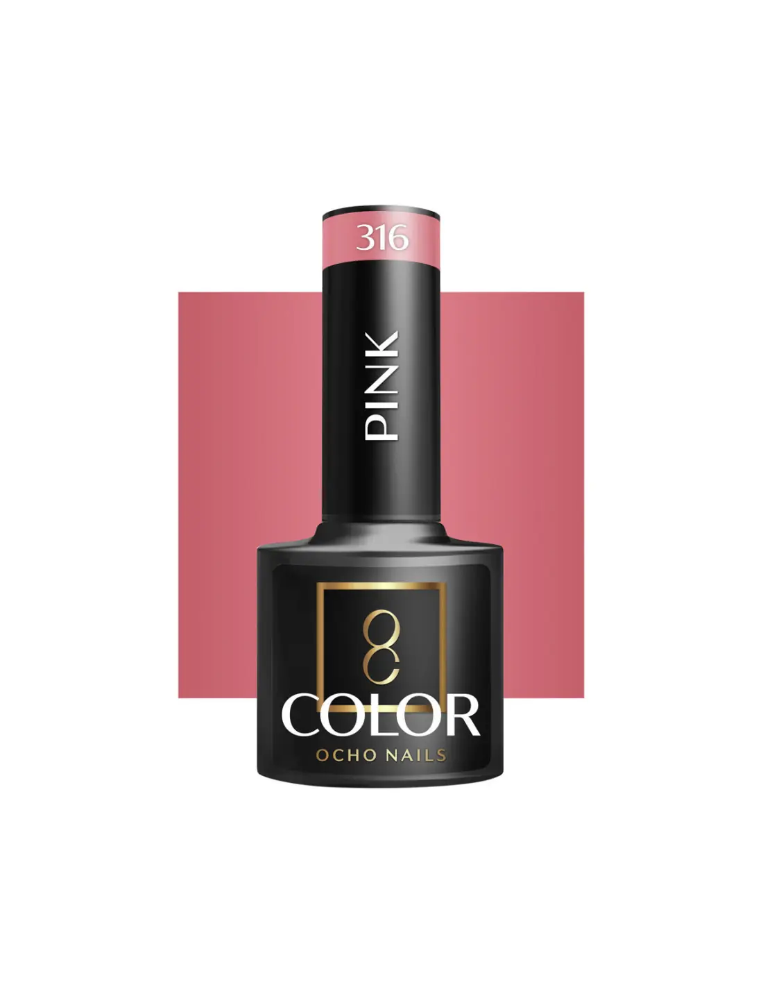 OCHO NAILS Vernis à ongles hybride rose 316 -5 g
