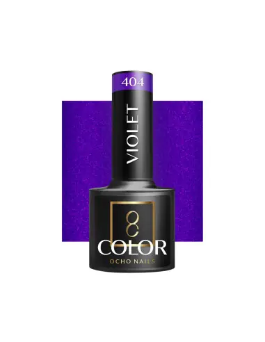 OCHO NAILS Verniz para unhas híbrido roxo 404 - 5 g