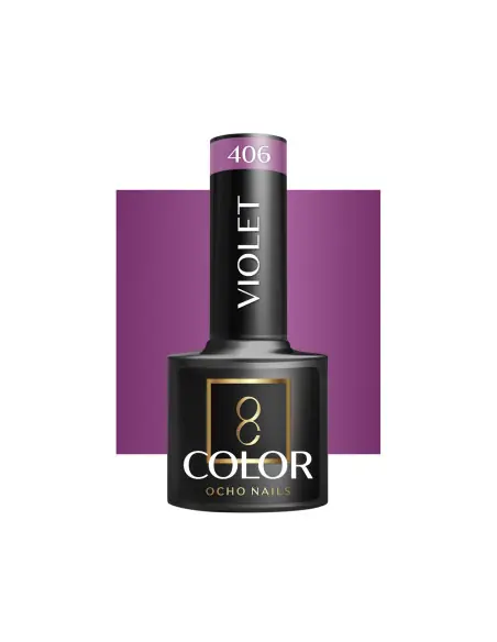 OCHO NAILS Hybride nagellak violet 406 -5 g