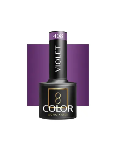 OCHO NAILS Purple Hybrid Nail Polish 408 -5g