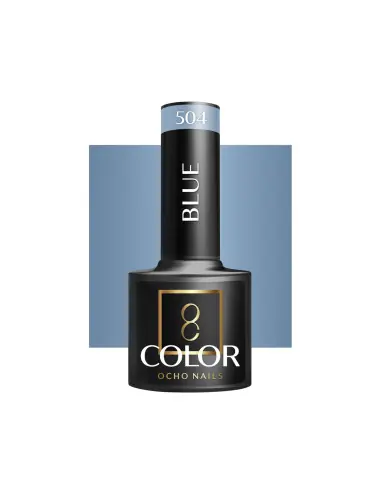 OCHO NAILS Esmalte de uñas híbrido azul 504 -5 g