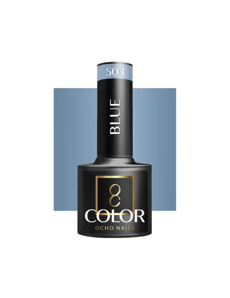 OCHO NAILS Hybride nagellak blauw 504 -5 gr